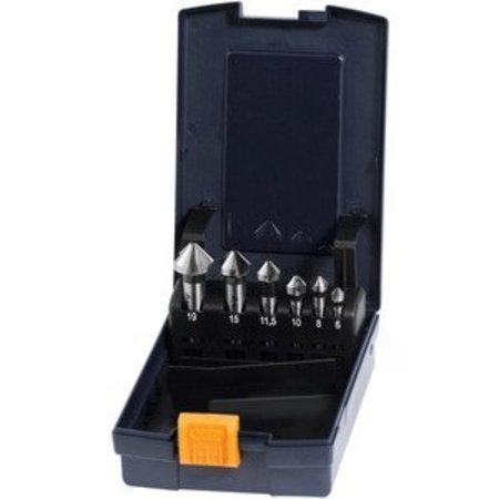 GARANT Countersink Set in a Case, 90 Deg, Uncoated, Number of countersinks: 6 150310 6